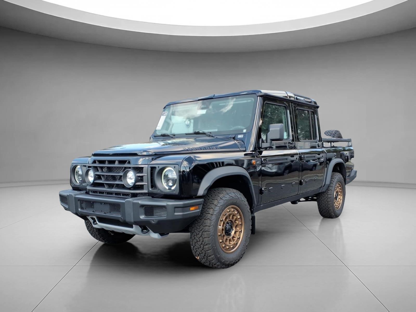Inky Black 2025 Ineos Quartermaster Pickup Truck Four-Wheel Drive