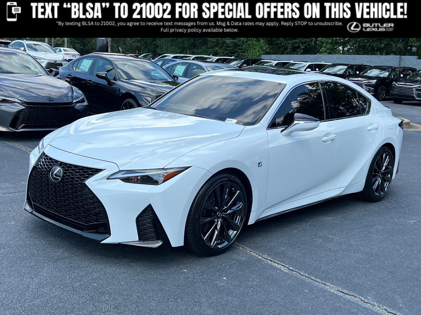 Ultra White 2023 Lexus IS 350 F Sport RWD Sedan Rear-Wheel Drive Automatic