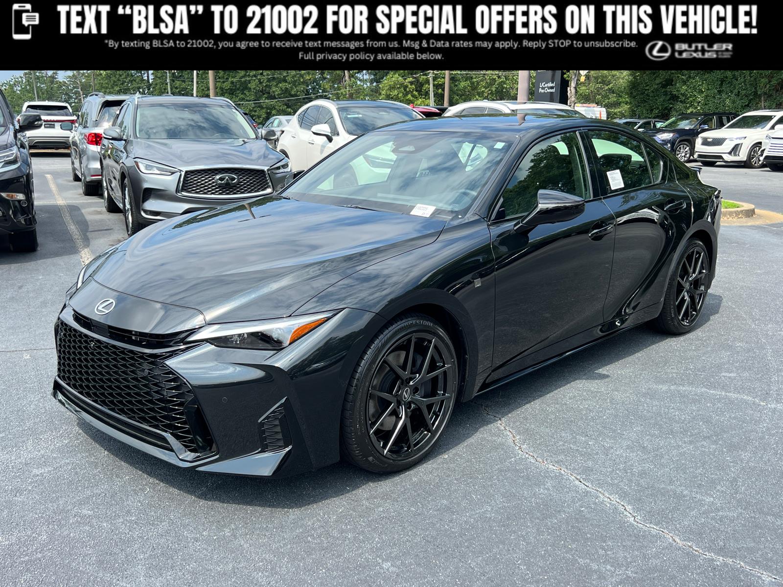 Black (Caviar) 2026 Lexus IS 350 F Sport Design RWD Sedan Rear-Wheel Drive Automatic