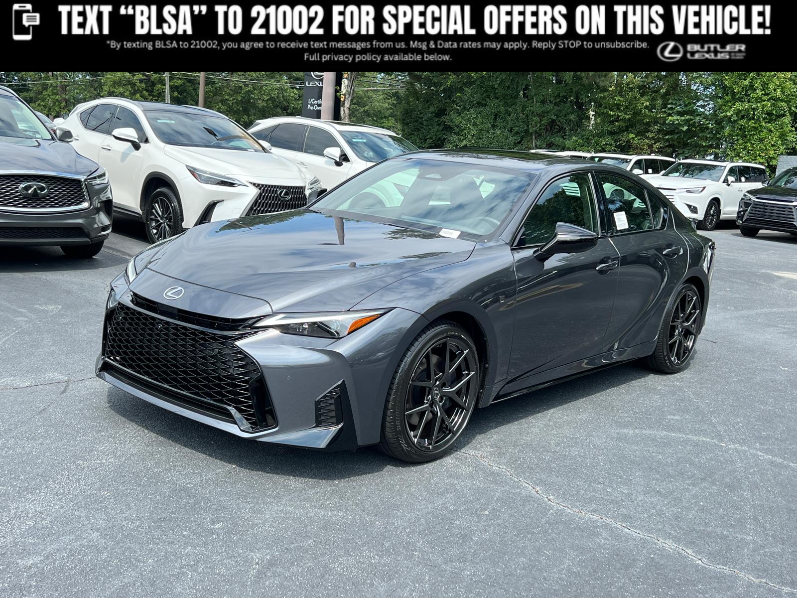 Cloudburst Gray 2026 Lexus IS 350 F Sport Design RWD Sedan Rear-Wheel Drive Automatic