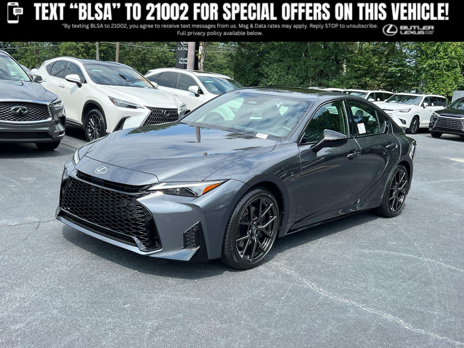 Cloudburst Gray 2026 Lexus IS 350 F Sport Design RWD Sedan Rear-Wheel Drive Automatic