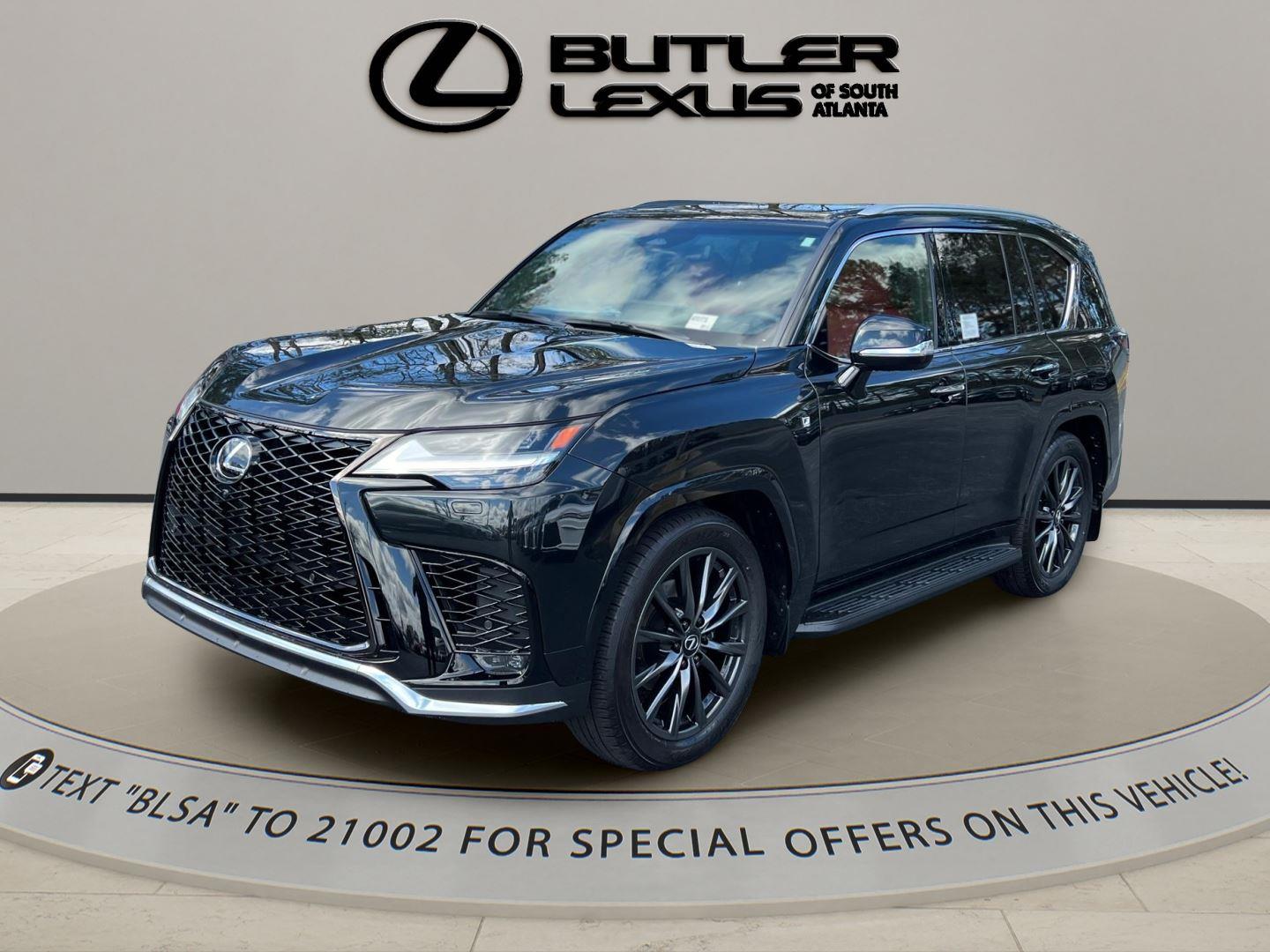 Black (Caviar) 2026 Lexus LX 600 F Sport Handling AWD SUV / Crossover All-Wheel Drive Automatic