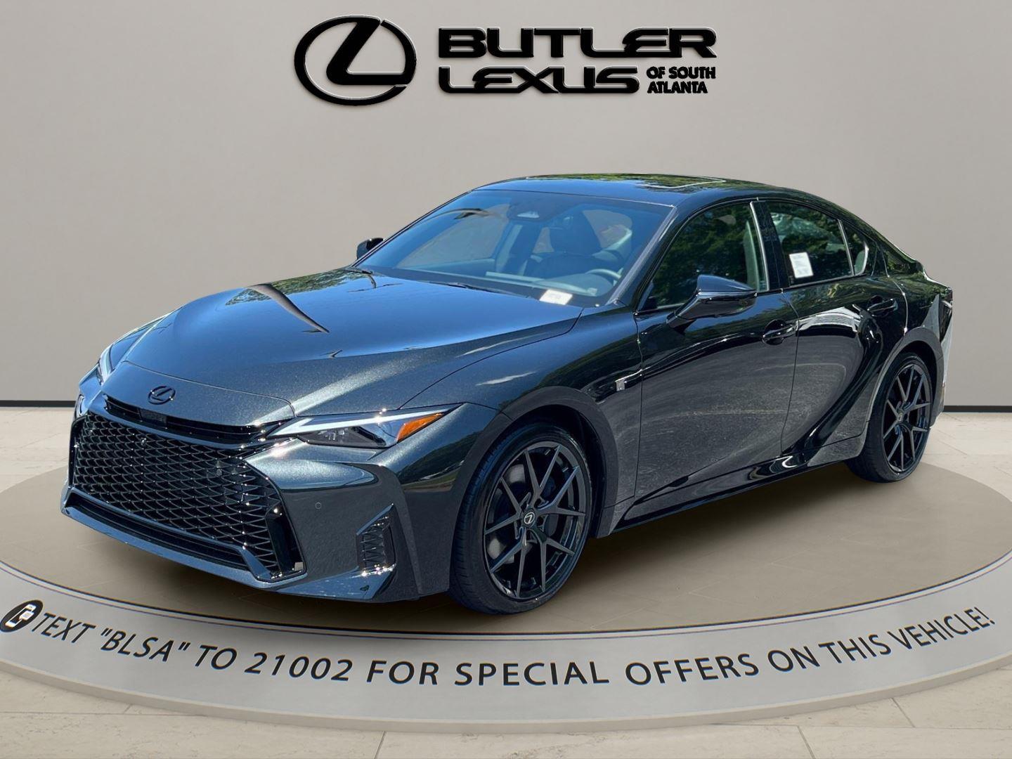 Black (Caviar) 2026 Lexus IS 350 F Sport Design RWD Sedan Rear-Wheel Drive Automatic