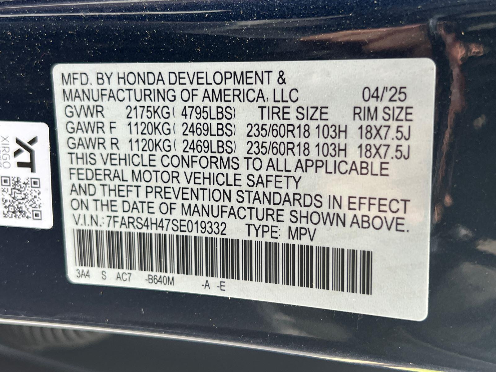 Used 2025 Honda CR-V Sedan