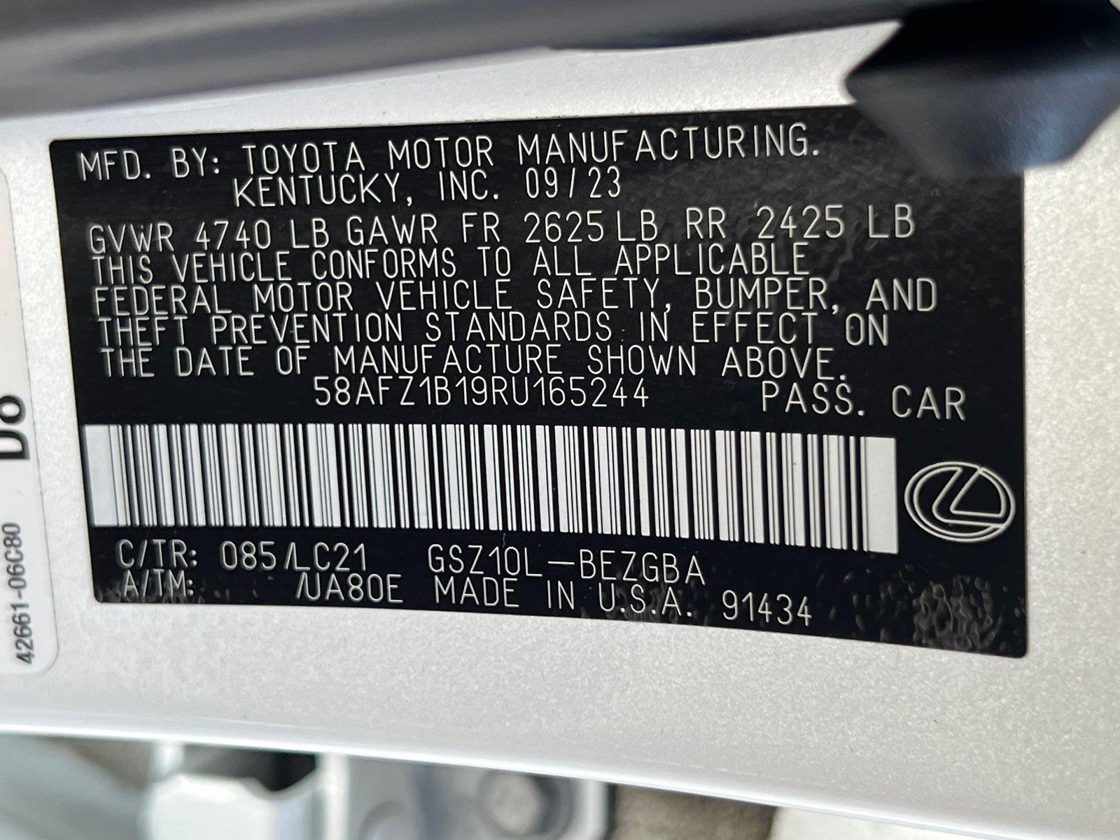 Used 2024 Lexus ES Sedan