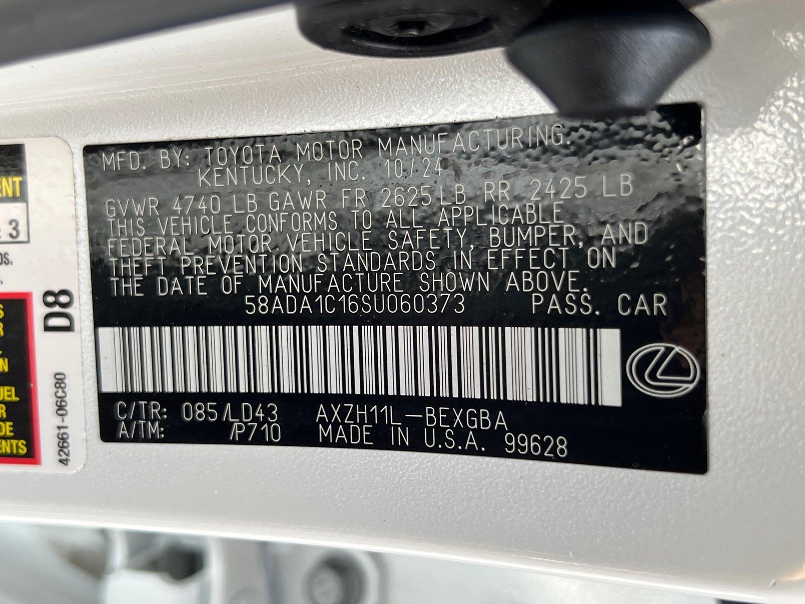 Used 2025 Lexus ES Sedan
