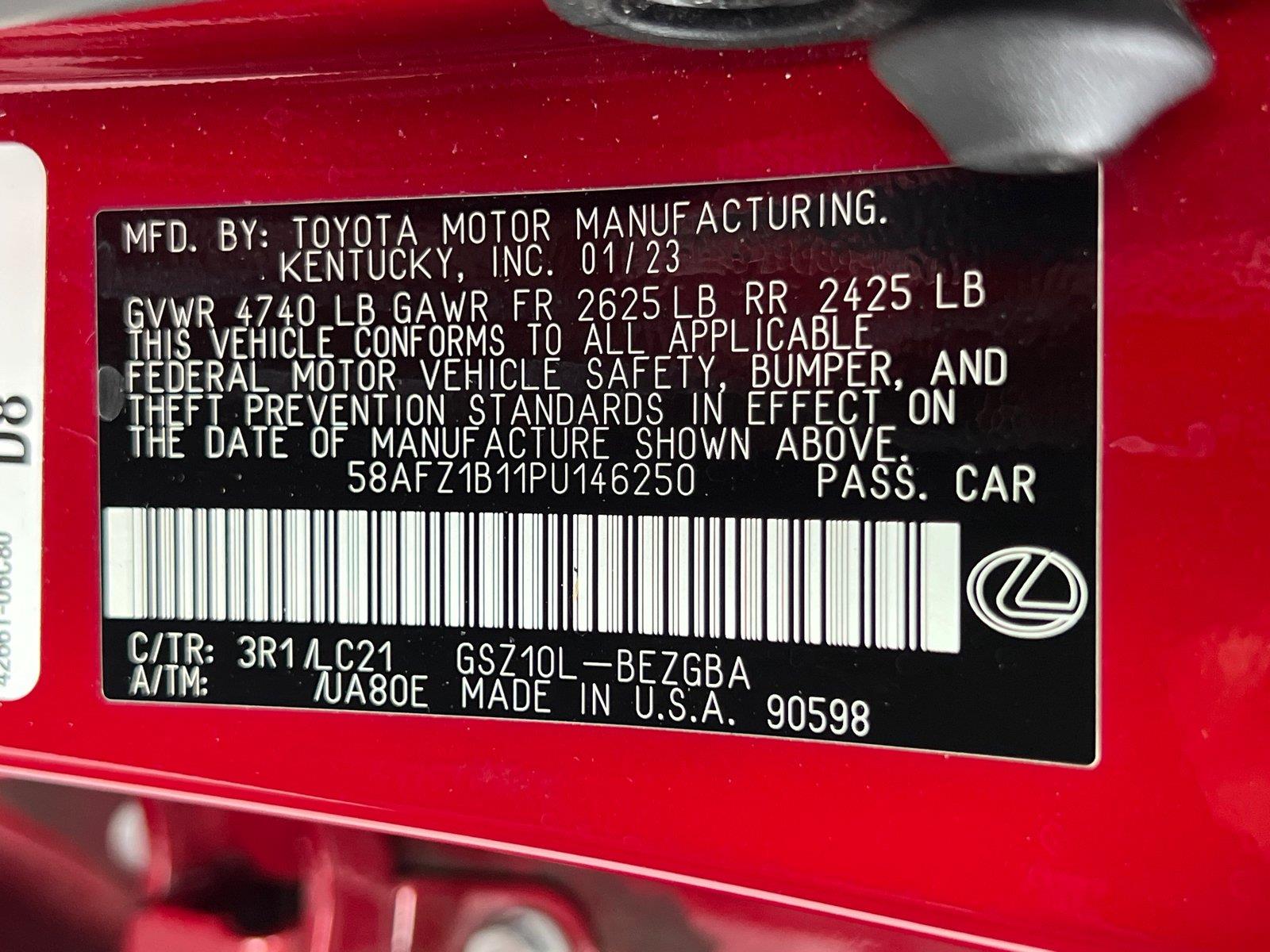 Used 2023 Lexus ES Sedan