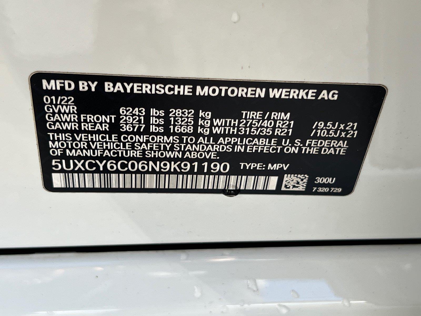 Used 2022 BMW X6 Coupe