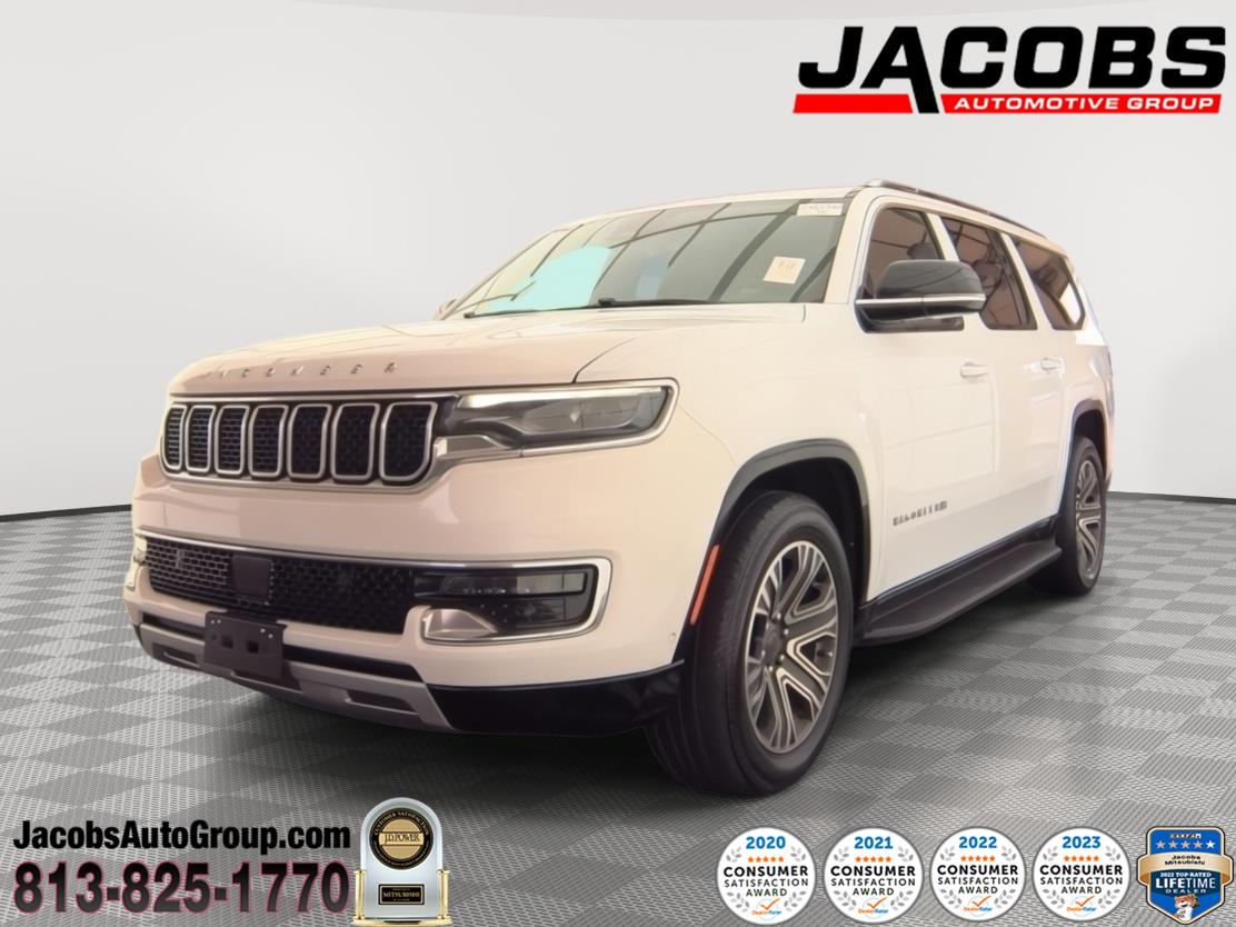 Bright White Clearcoat 2023 Jeep Wagoneer L SUV / Crossover Four-Wheel Drive 8-Speed Automatic