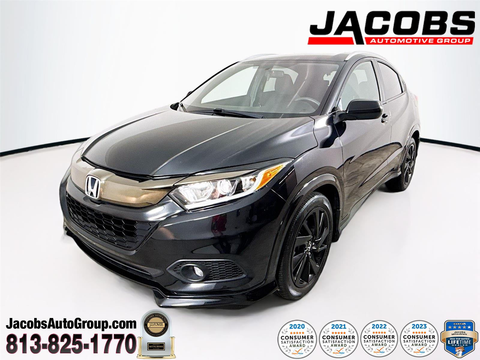 Crystal Black Pearl 2021 Honda HR-V Sport AWD SUV / Crossover All-Wheel Drive Continuously Variable Transmission
