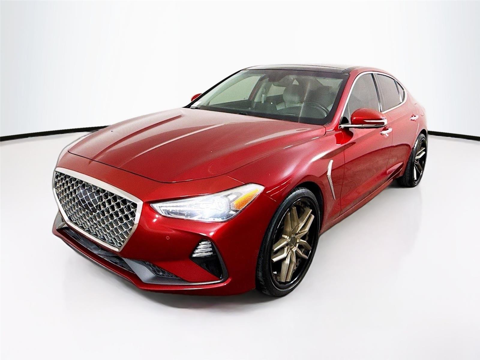 Havana Red 2020 Genesis G70 2.0T RWD Sedan Rear-Wheel Drive Automatic