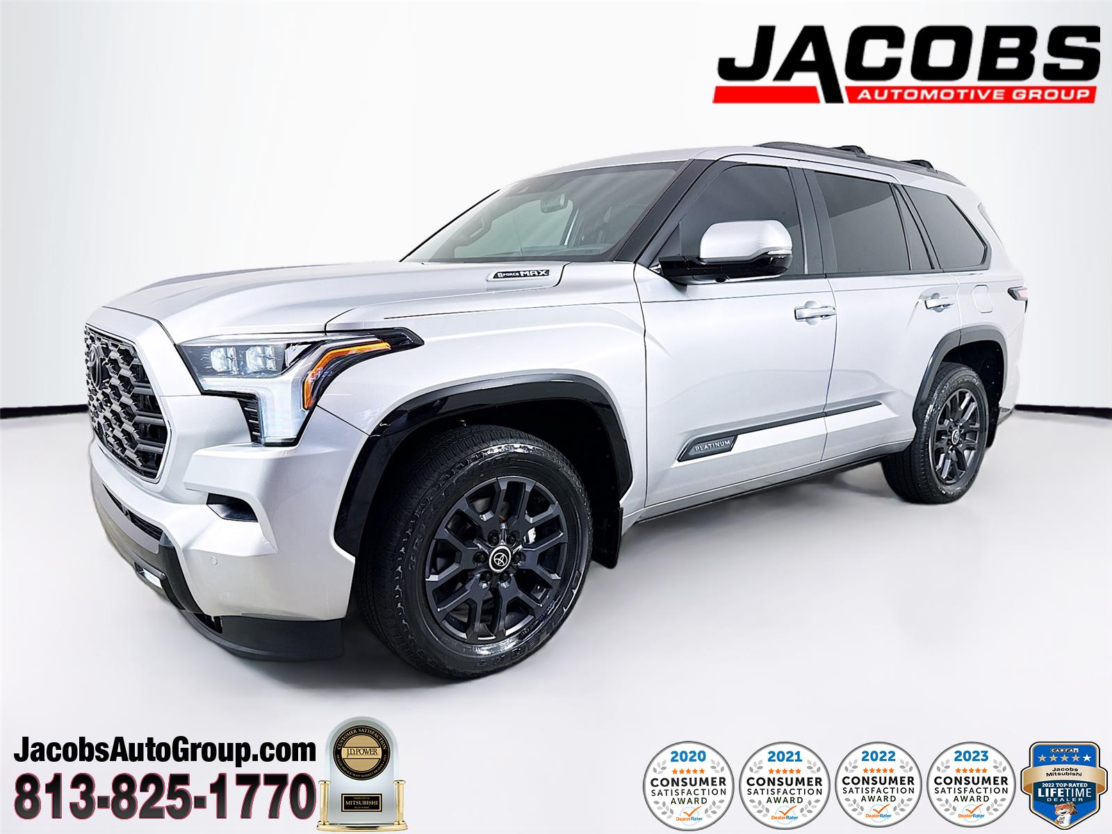 Celestial Silver Metallic 2024 Toyota Sequoia SUV / Crossover Four-Wheel Drive Automatic