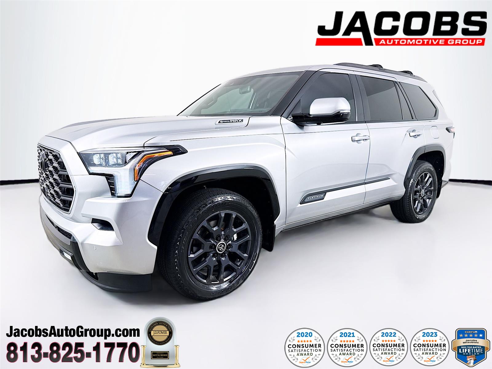 Celestial Silver Metallic 2024 Toyota Sequoia SUV / Crossover Four-Wheel Drive Automatic
