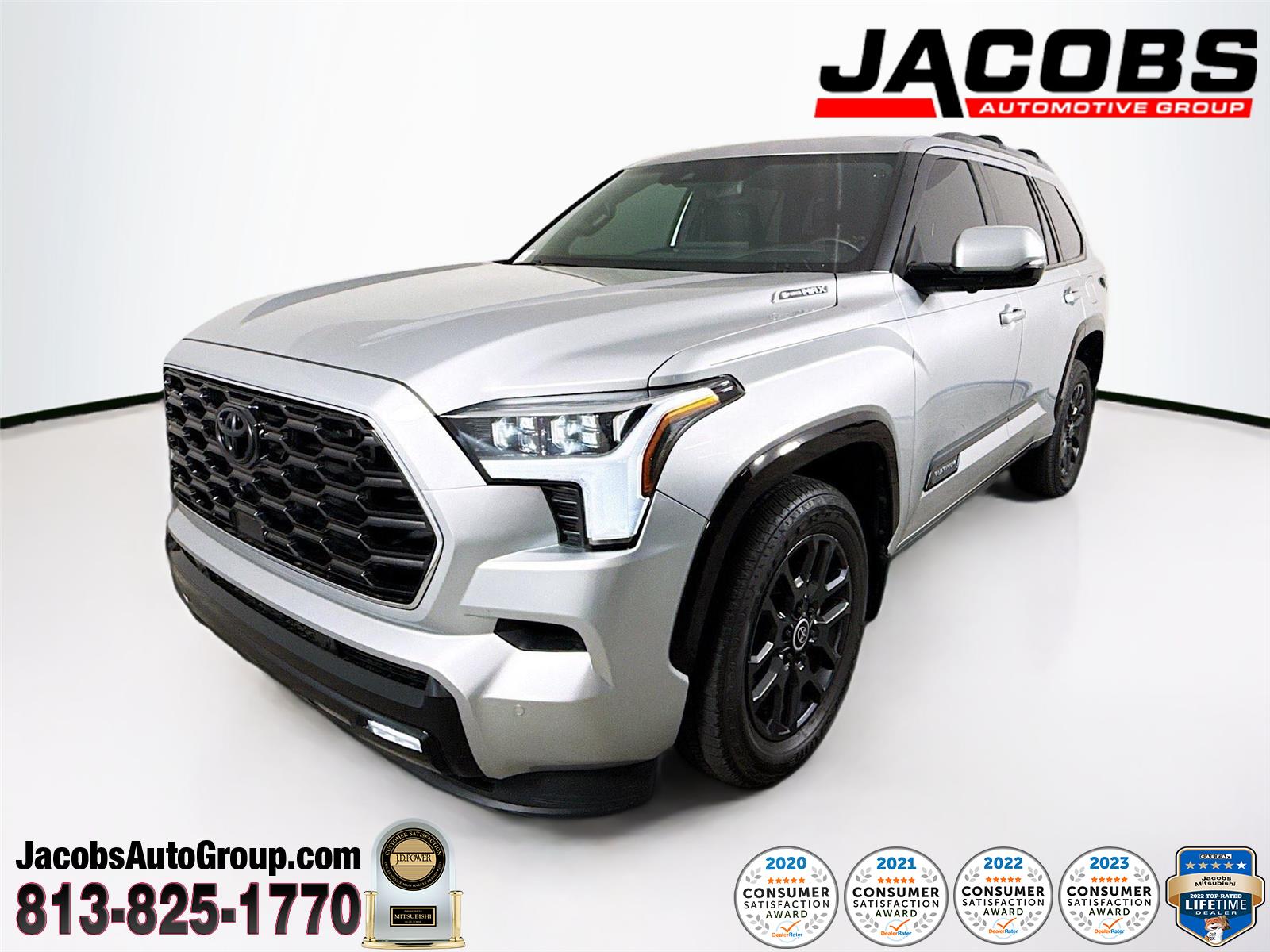 Celestial Silver Metallic 2024 Toyota Sequoia Platinum 4WD SUV / Crossover Four-Wheel Drive Automatic