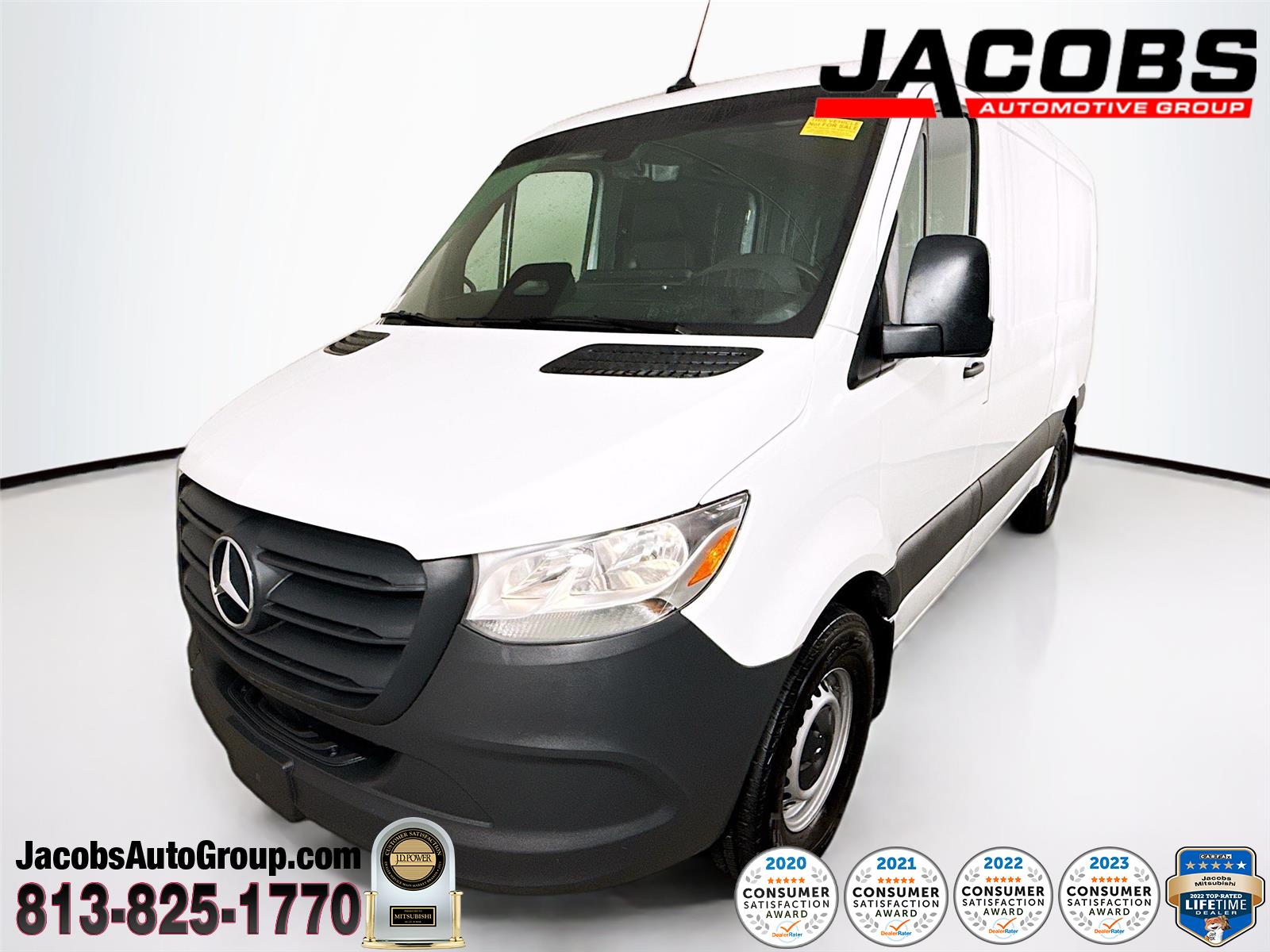 Arctic White 2025 Mercedes-Benz Sprinter Cargo 2500 144 RWD Van Rear-Wheel Drive Automatic