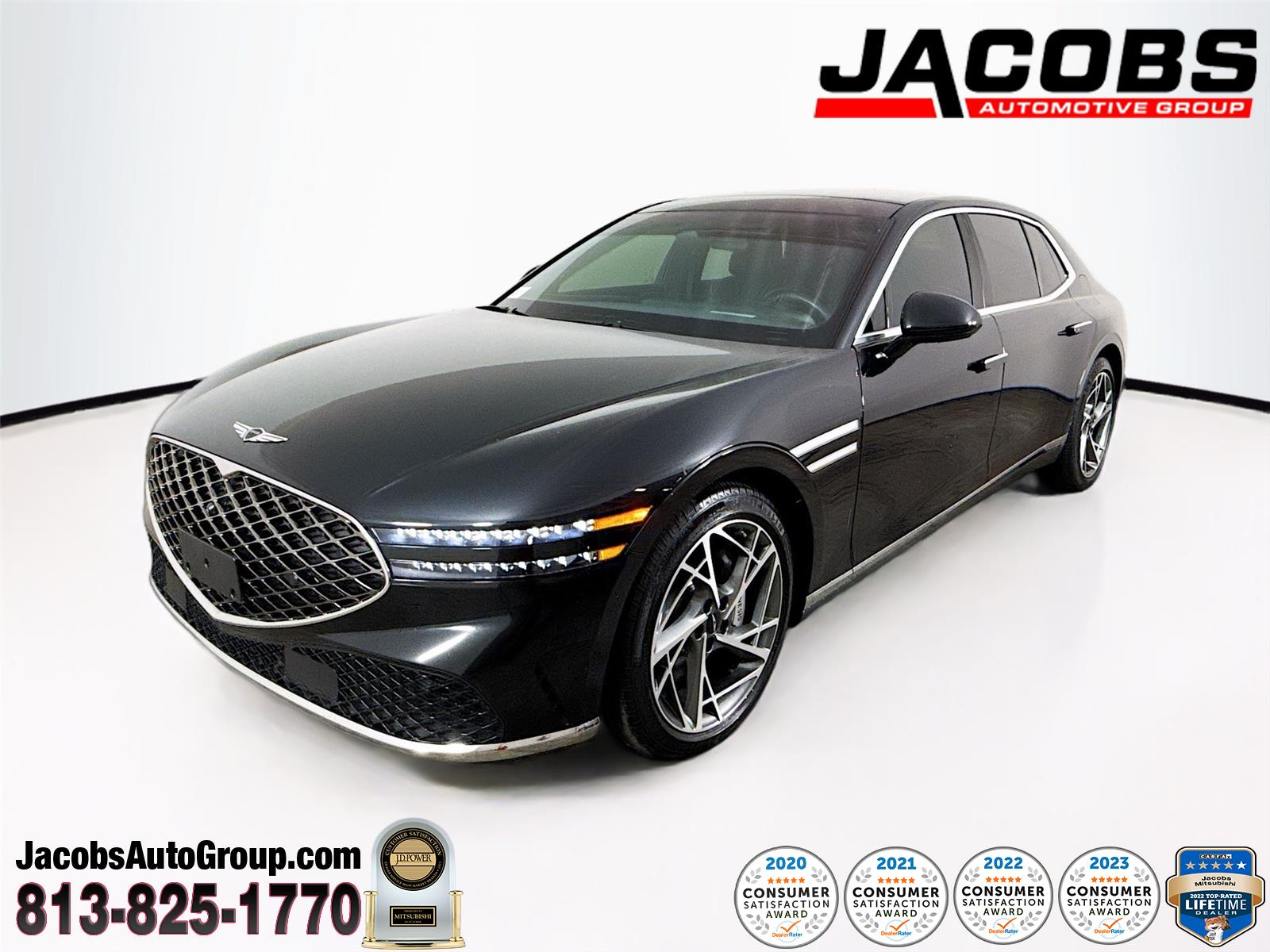 Vik Black 2023 Genesis G90 3.5T AWD Sedan All-Wheel Drive Automatic