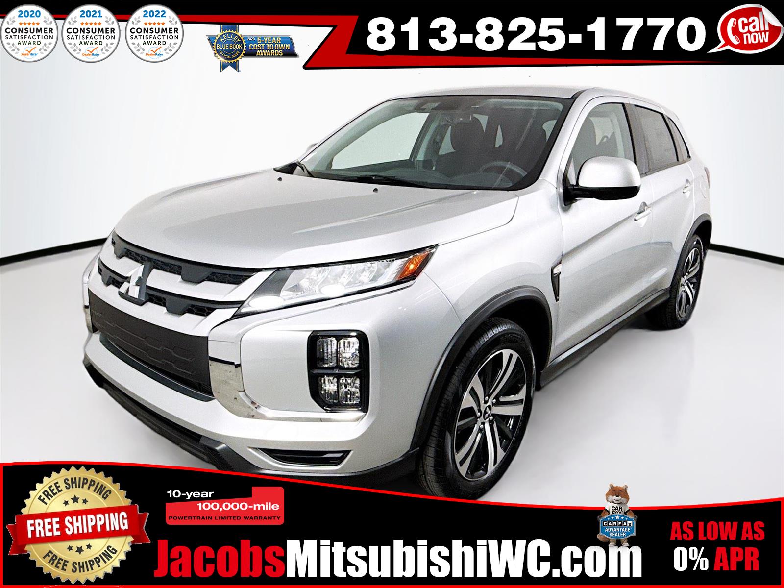 Alloy Silver Metallic 2026 Mitsubishi Outlander Sport S AWC SUV / Crossover All-Wheel Drive Continuously Variable Transmission