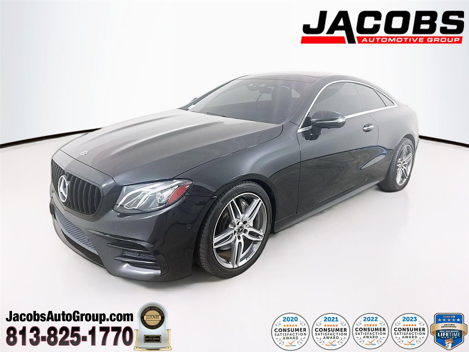 Obsidian Black Metallic 2020 Mercedes-Benz E-Class E 450 Coupe RWD Coupe Rear-Wheel Drive Automatic
