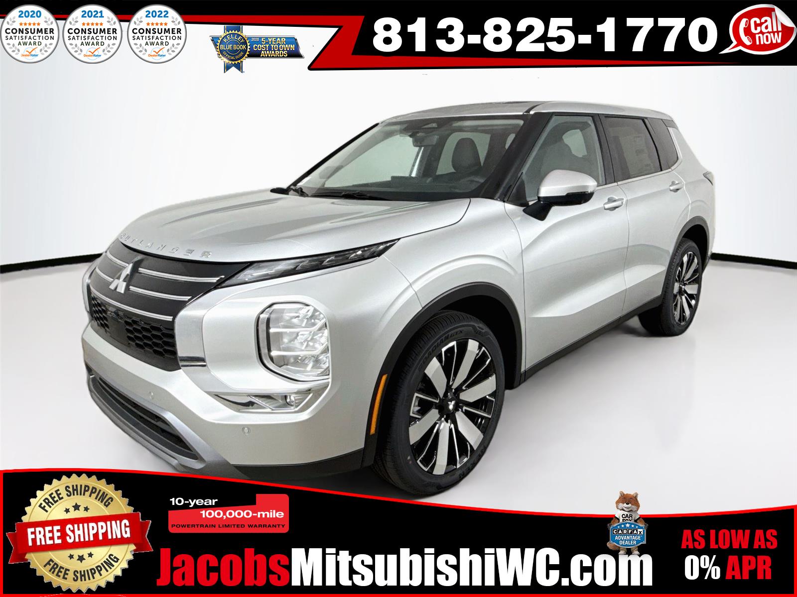 Alloy Silver Metallic 2026 Mitsubishi Outlander SUV / Crossover Front-Wheel Drive Continuously Variable Transmission