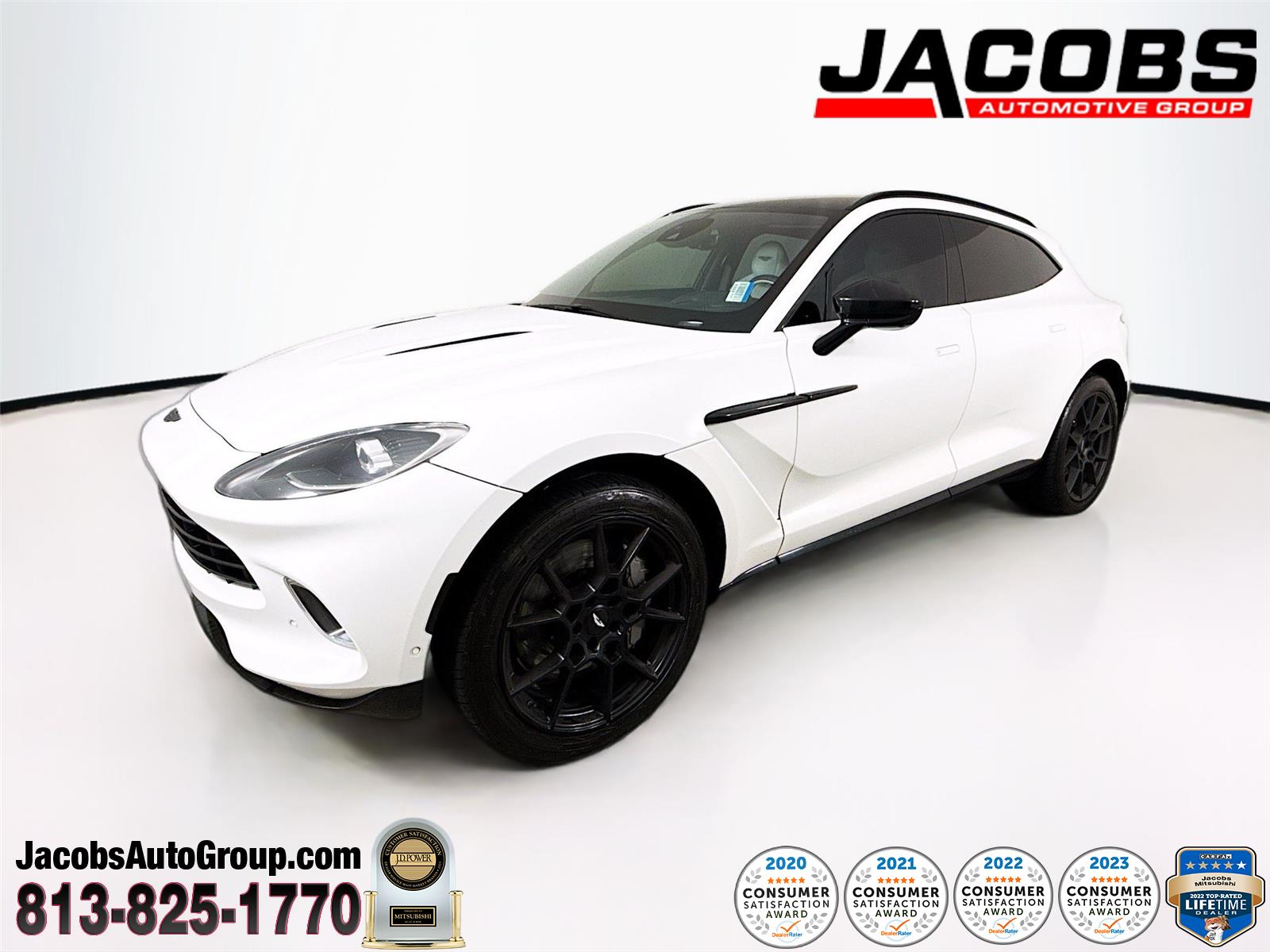 Q Satin Lunar White 2022 Aston Martin DBX AWD SUV / Crossover All-Wheel Drive Automatic