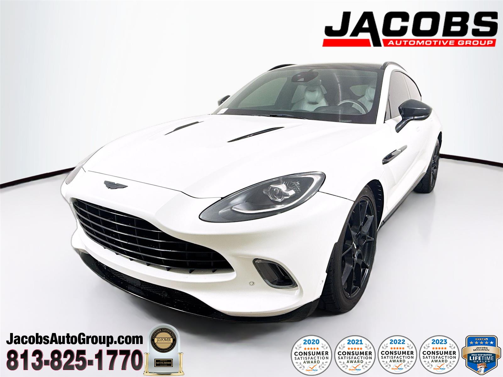 Q Satin Lunar White 2022 Aston Martin DBX AWD SUV / Crossover All-Wheel Drive Automatic