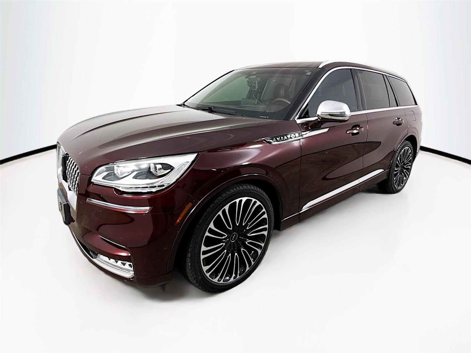 Red (Burgundy Velvet Metallic Tinted Clearcoat) 2020 Lincoln Aviator Black Label AWD SUV / Crossover All-Wheel Drive Automatic