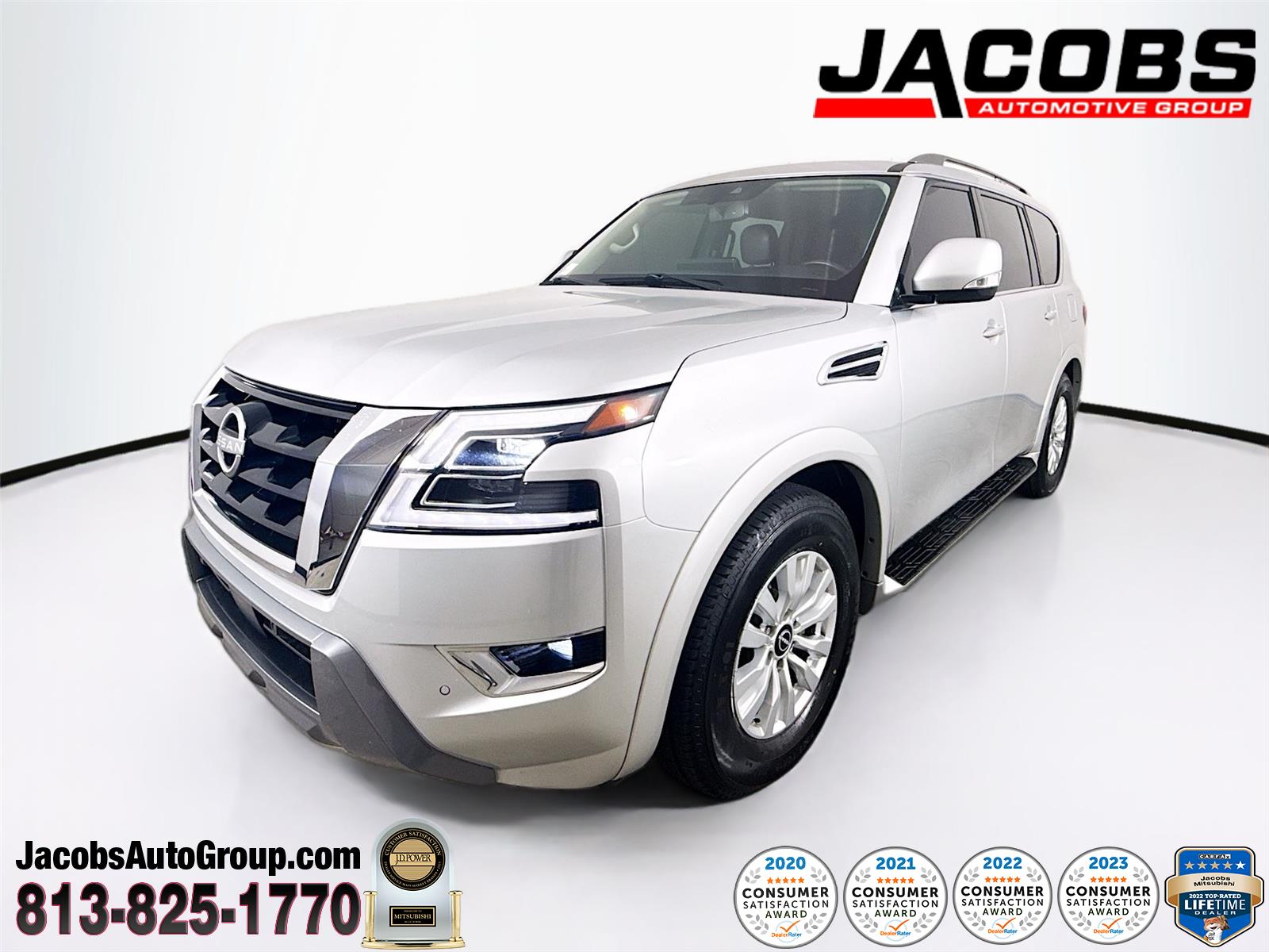 Brilliant Silver Metallic 2023 Nissan Armada SV RWD SUV / Crossover 4X2 Automatic