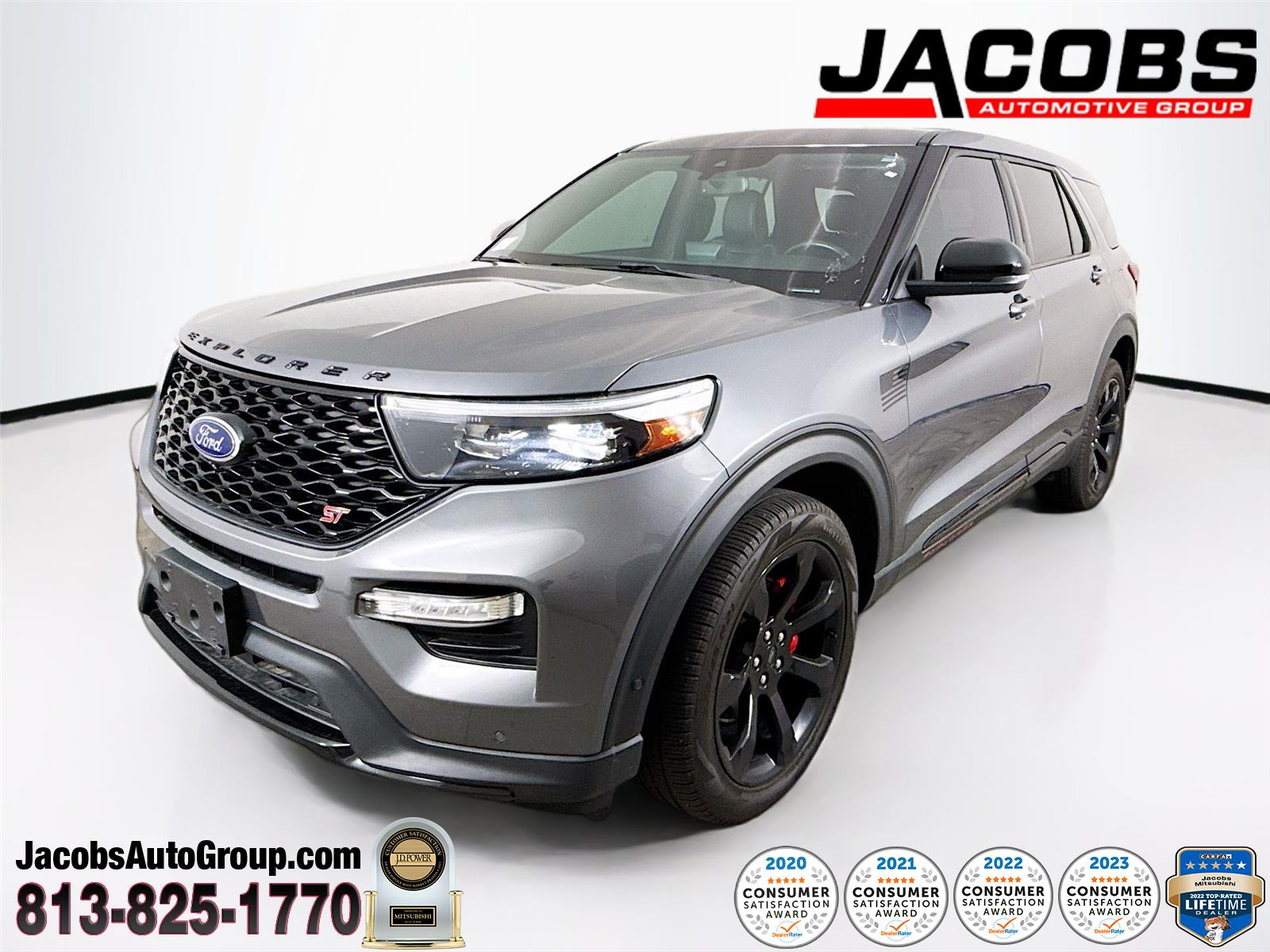 Carbonized Gray Metallic 2021 Ford Explorer ST AWD SUV / Crossover All-Wheel Drive Automatic