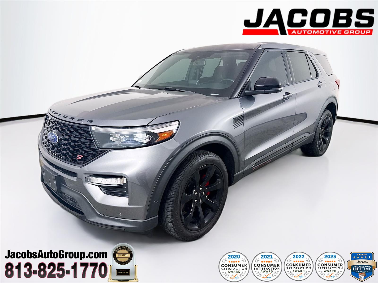 Carbonized Gray Metallic 2021 Ford Explorer ST AWD SUV / Crossover All-Wheel Drive Automatic