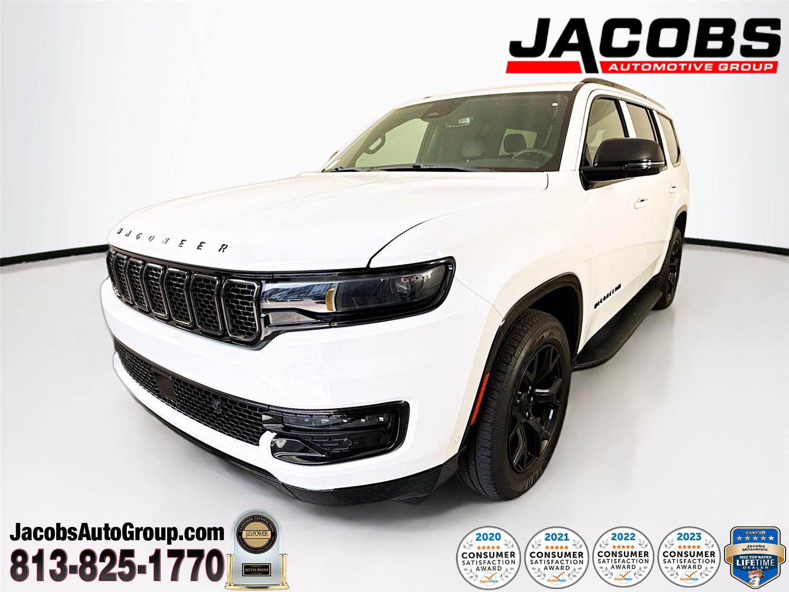 Bright White Clearcoat 2023 Jeep Wagoneer Series II RWD SUV / Crossover 4X2 8-Speed Automatic