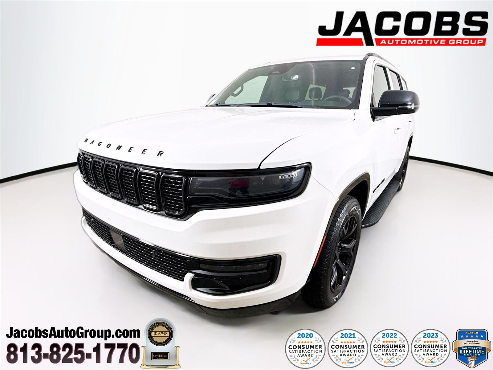 Bright White Clearcoat 2023 Jeep Wagoneer Series II RWD SUV / Crossover 4X2 8-Speed Automatic