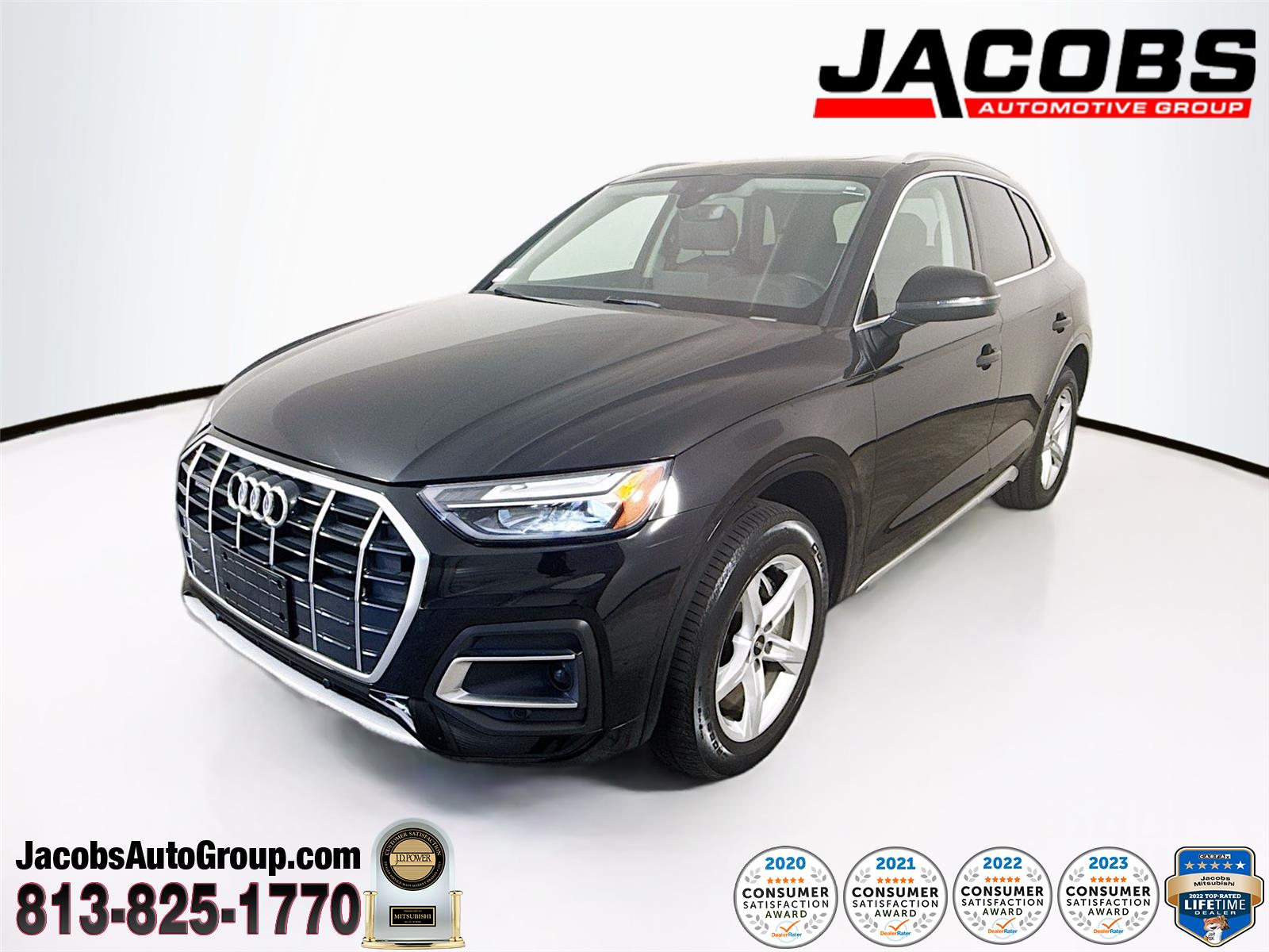 Brilliant Black 2021 Audi Q5 quattro Premium 45 TFSI SUV / Crossover All-Wheel Drive Automatic