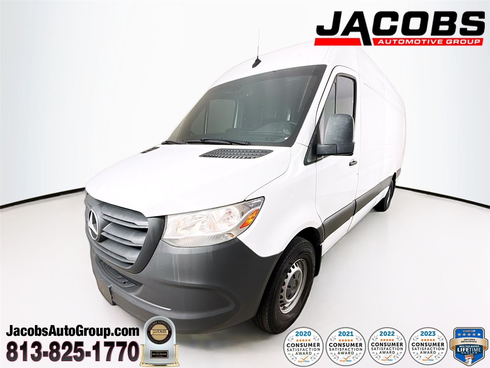 Arctic White 2021 Mercedes-Benz Sprinter Cargo 2500 170 High Roof RWD Van 4X2 Automatic