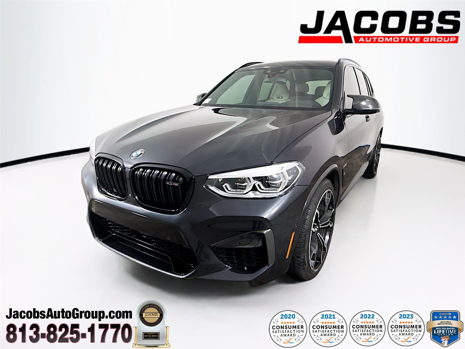 Gray (Dark Graphite Metallic) 2021 BMW X3 M AWD SUV / Crossover All-Wheel Drive Automatic