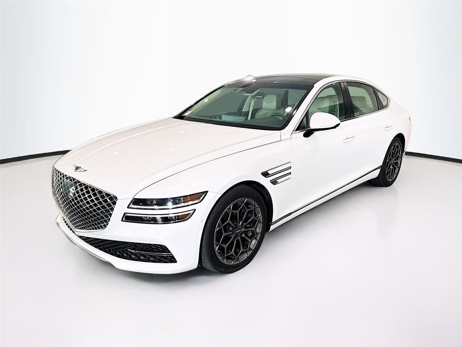 Uyuni White 2021 Genesis G80 2.5T RWD Sedan Rear-Wheel Drive Automatic