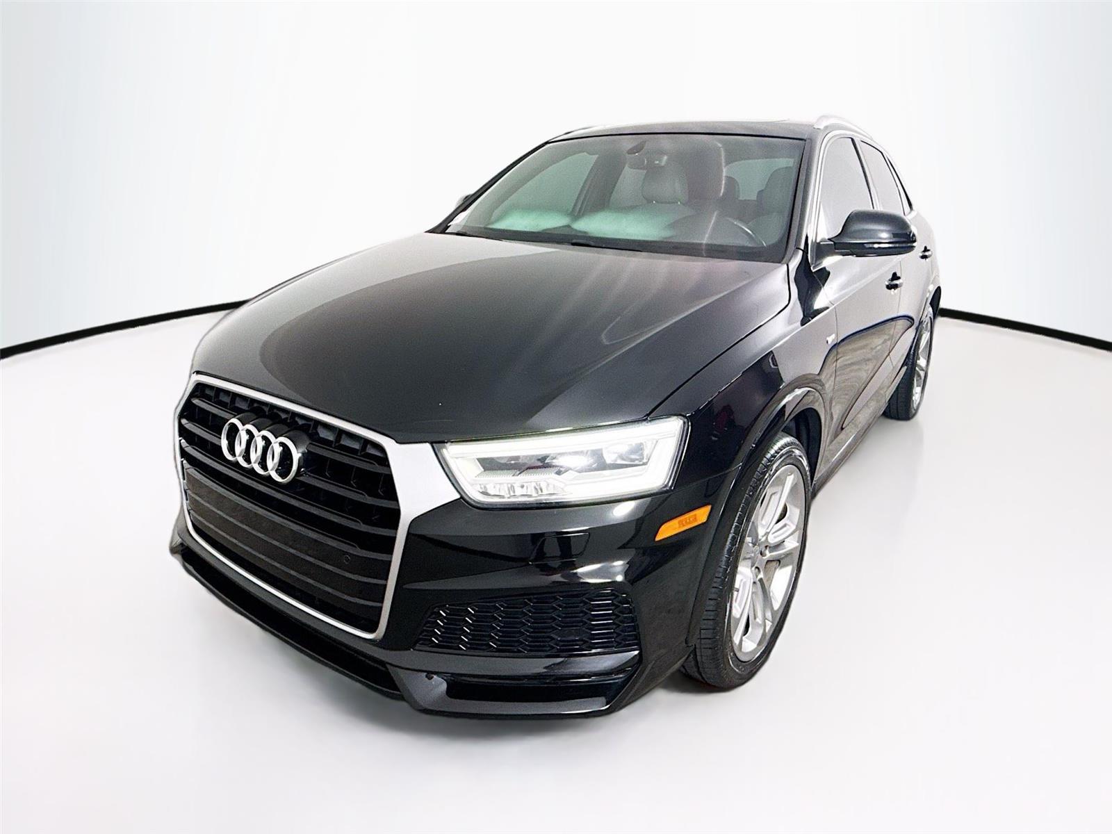 Brilliant Black 2018 Audi Q3 2.0T Premium Plus SUV / Crossover Front-Wheel Drive Automatic