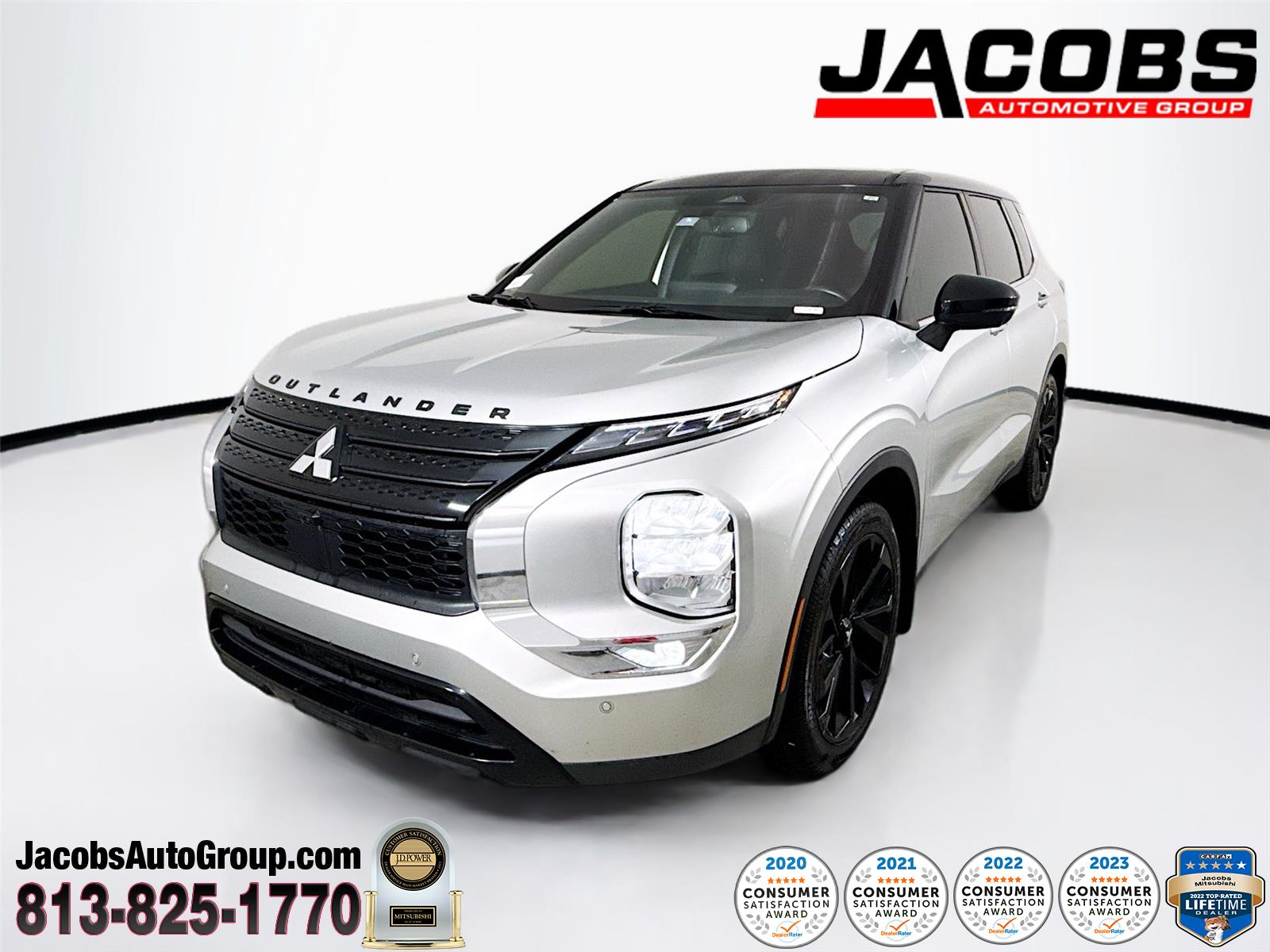 Alloy Silver Metallic 2023 Mitsubishi Outlander SEL Black Edition FWD SUV / Crossover Front-Wheel Drive Continuously Variable Transmission
