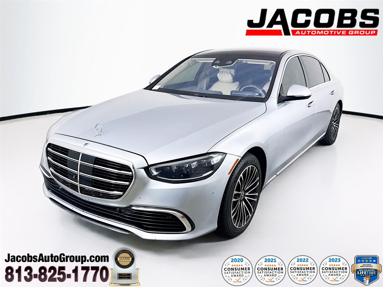Mojave Silver Metallic 2021 Mercedes-Benz S-Class Sedan All-Wheel Drive Automatic
