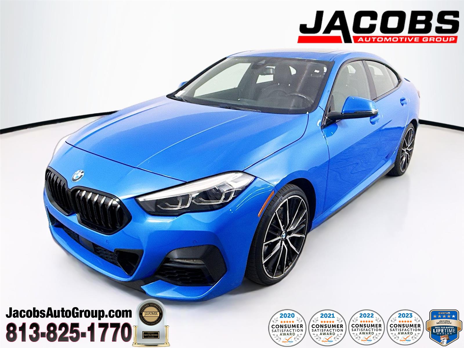 Misano Blue Metallic 2022 BMW 2 Series Sedan Front-Wheel Drive 8-Speed Automatic