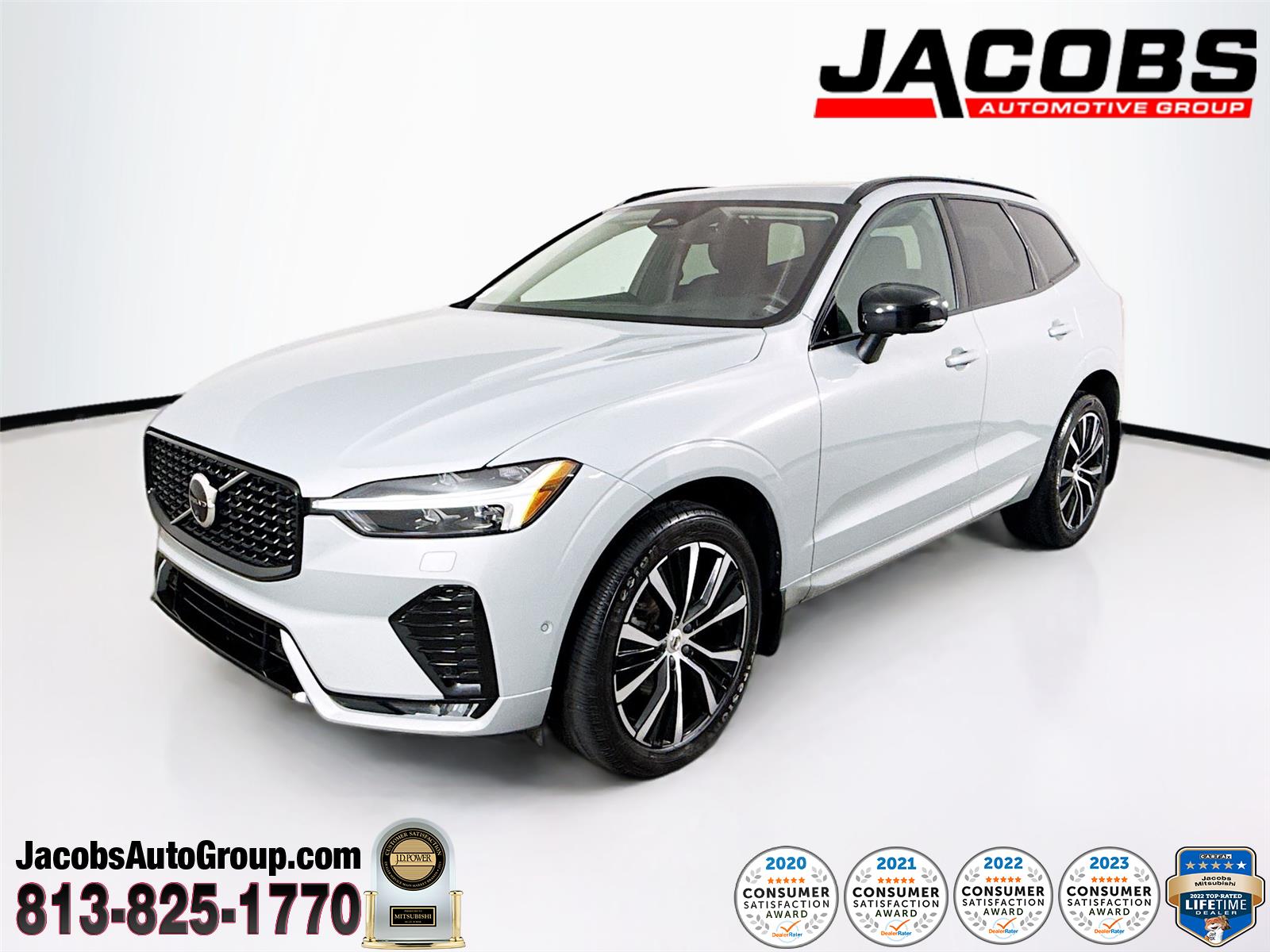 Gray (Vapour Grey Metallic) 2024 Volvo XC60 SUV / Crossover All-Wheel Drive Automatic