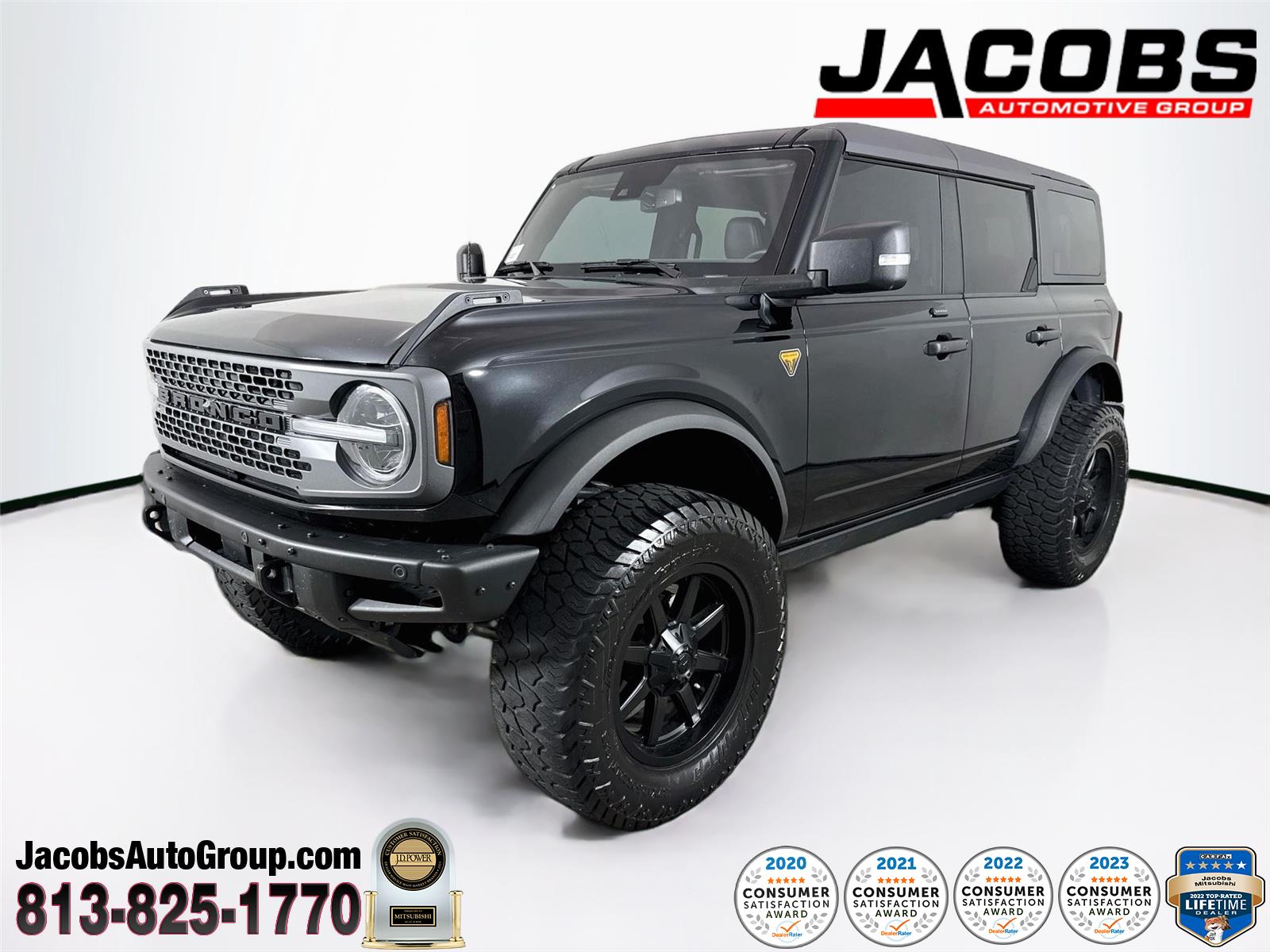 Shadow Black 2023 Ford Bronco SUV / Crossover Four-Wheel Drive 7-Speed Manual