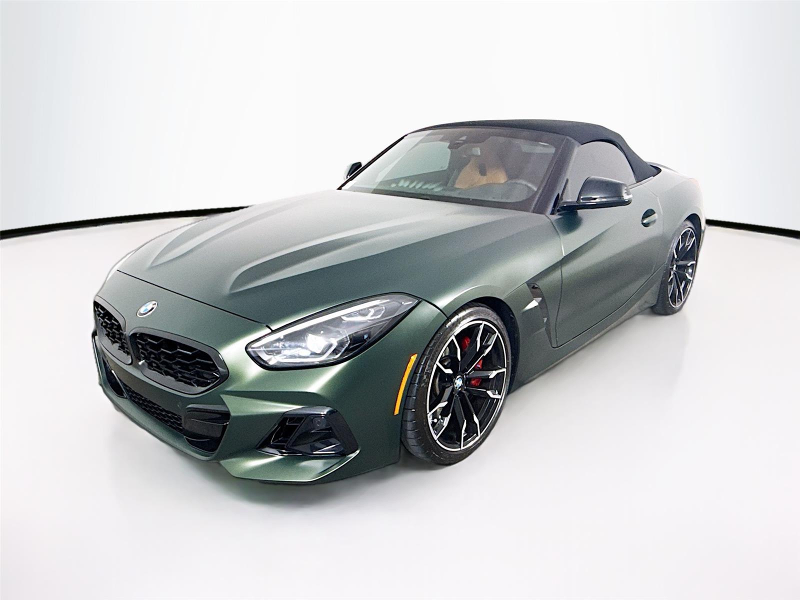 Frozen Deep Green Metallic 2025 BMW Z4 M40i RWD Convertible Rear-Wheel Drive Manual