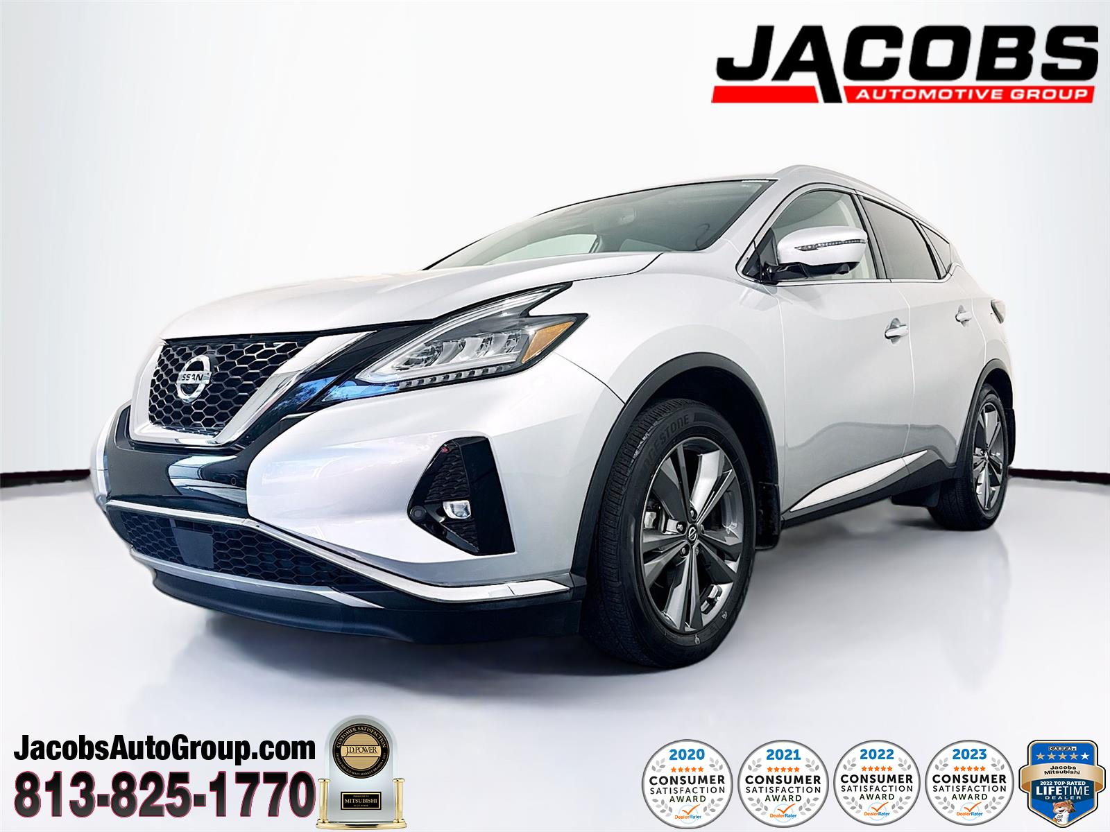 Brilliant Silver Metallic 2019 Nissan Murano SUV / Crossover Front-Wheel Drive Continuously Variable Transmission