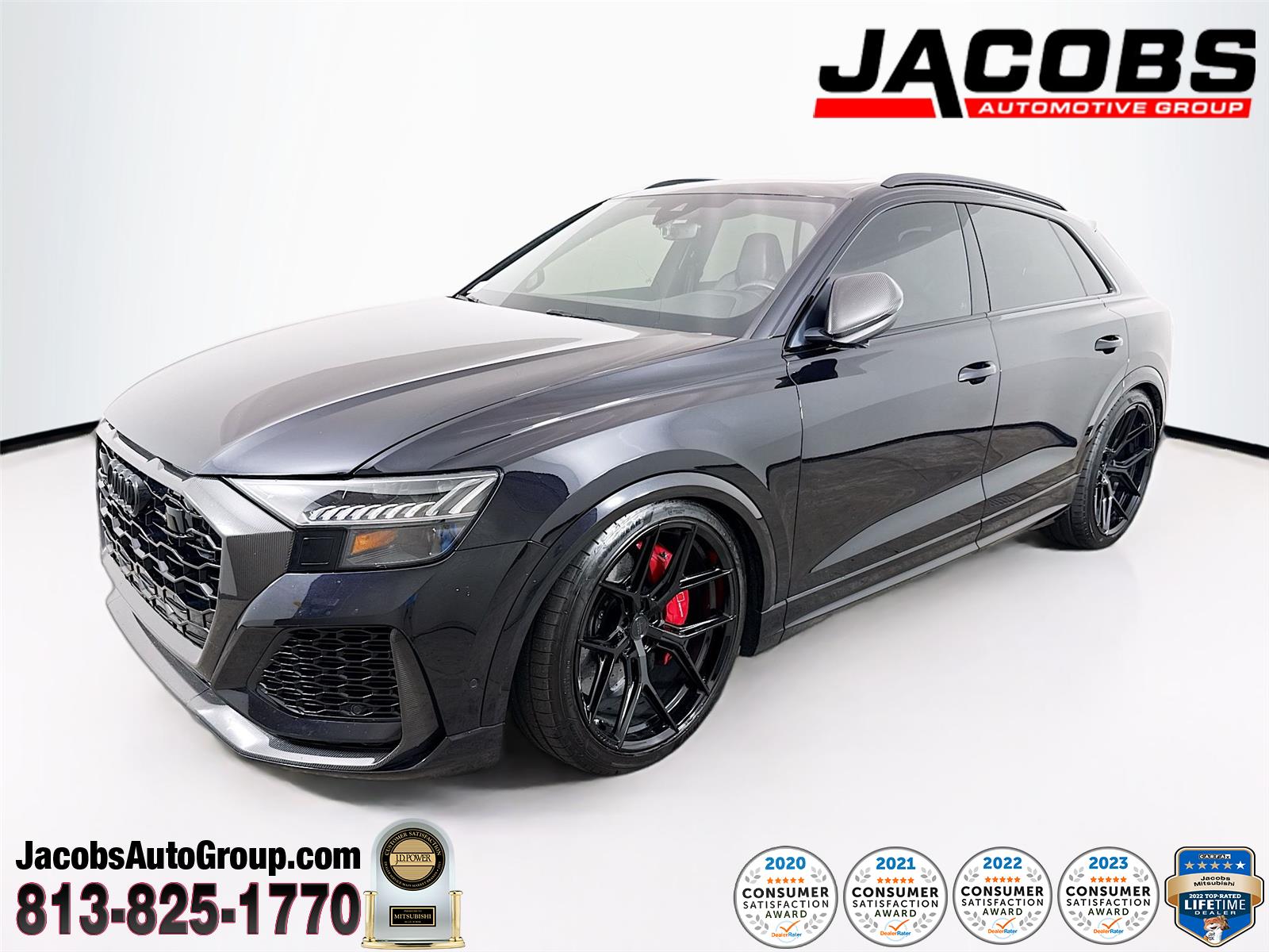 Orca Black Metallic 2021 Audi RS Q8 SUV / Crossover All-Wheel Drive Automatic