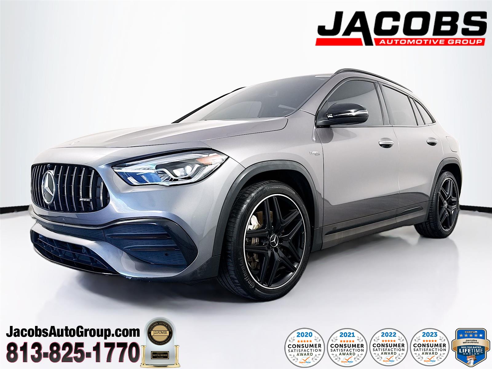 Gray (Mountain Grey Metallic) 2023 Mercedes-Benz GLA SUV / Crossover All-Wheel Drive Automatic