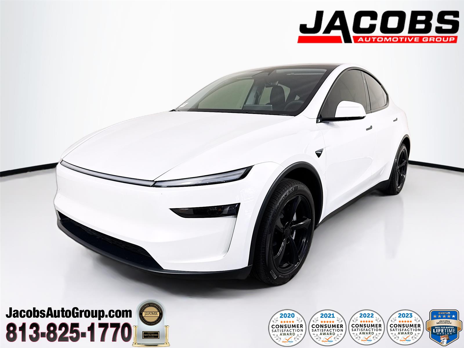 Pearl White Multi-Coat 2026 Tesla Model Y Premium RWD SUV / Crossover Rear-Wheel Drive Automatic