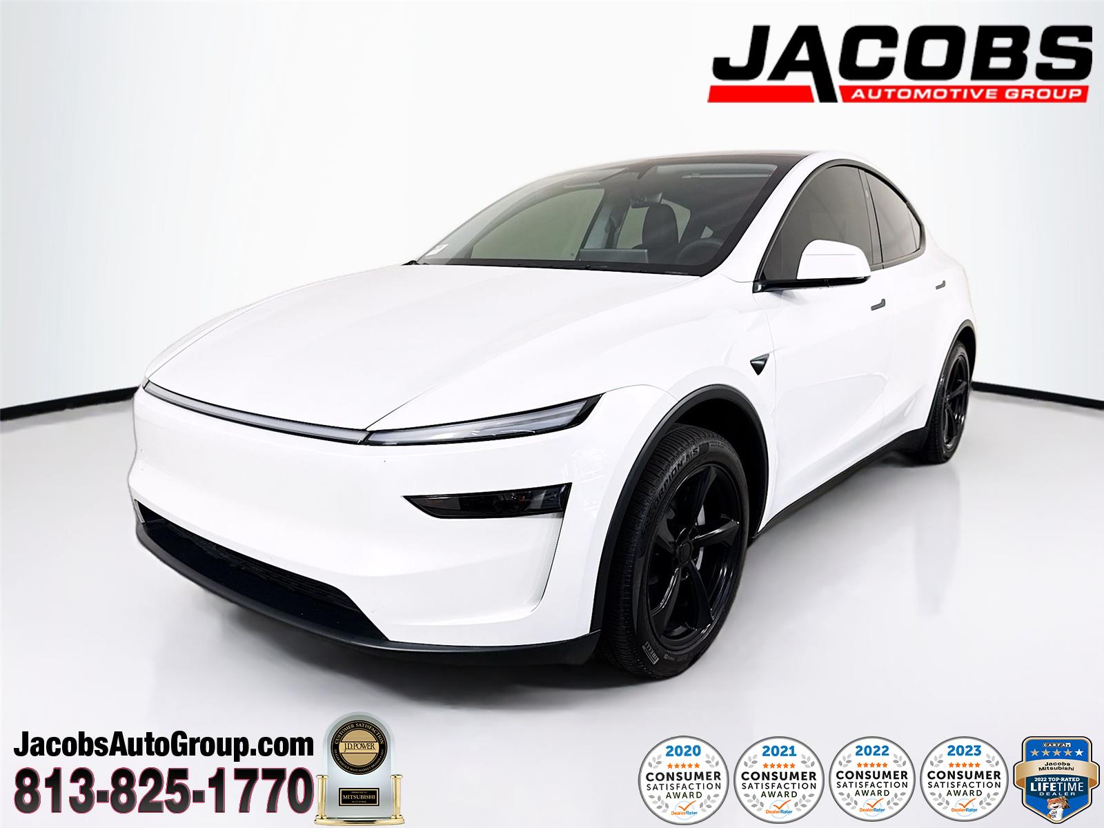 Pearl White Multi-Coat 2026 Tesla Model Y Premium RWD SUV / Crossover Rear-Wheel Drive Automatic