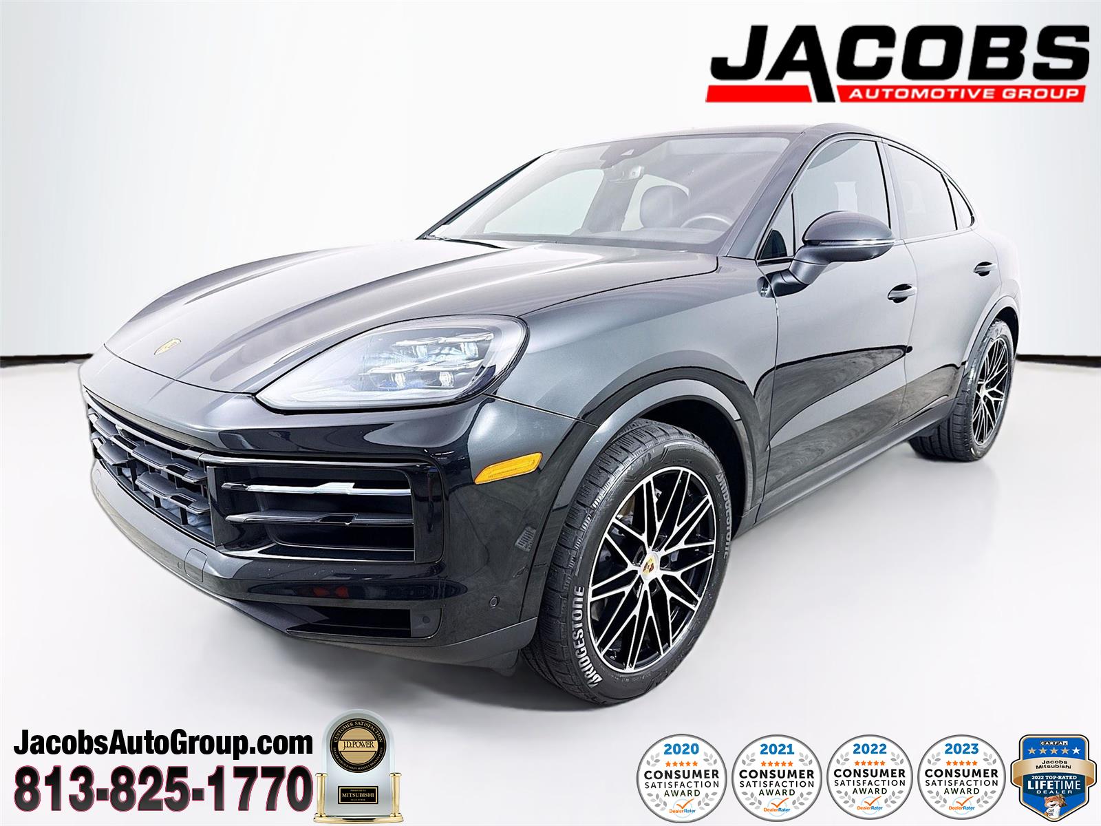 Chromite Black Metallic 2024 Porsche Cayenne Coupe Coupe All-Wheel Drive Automatic