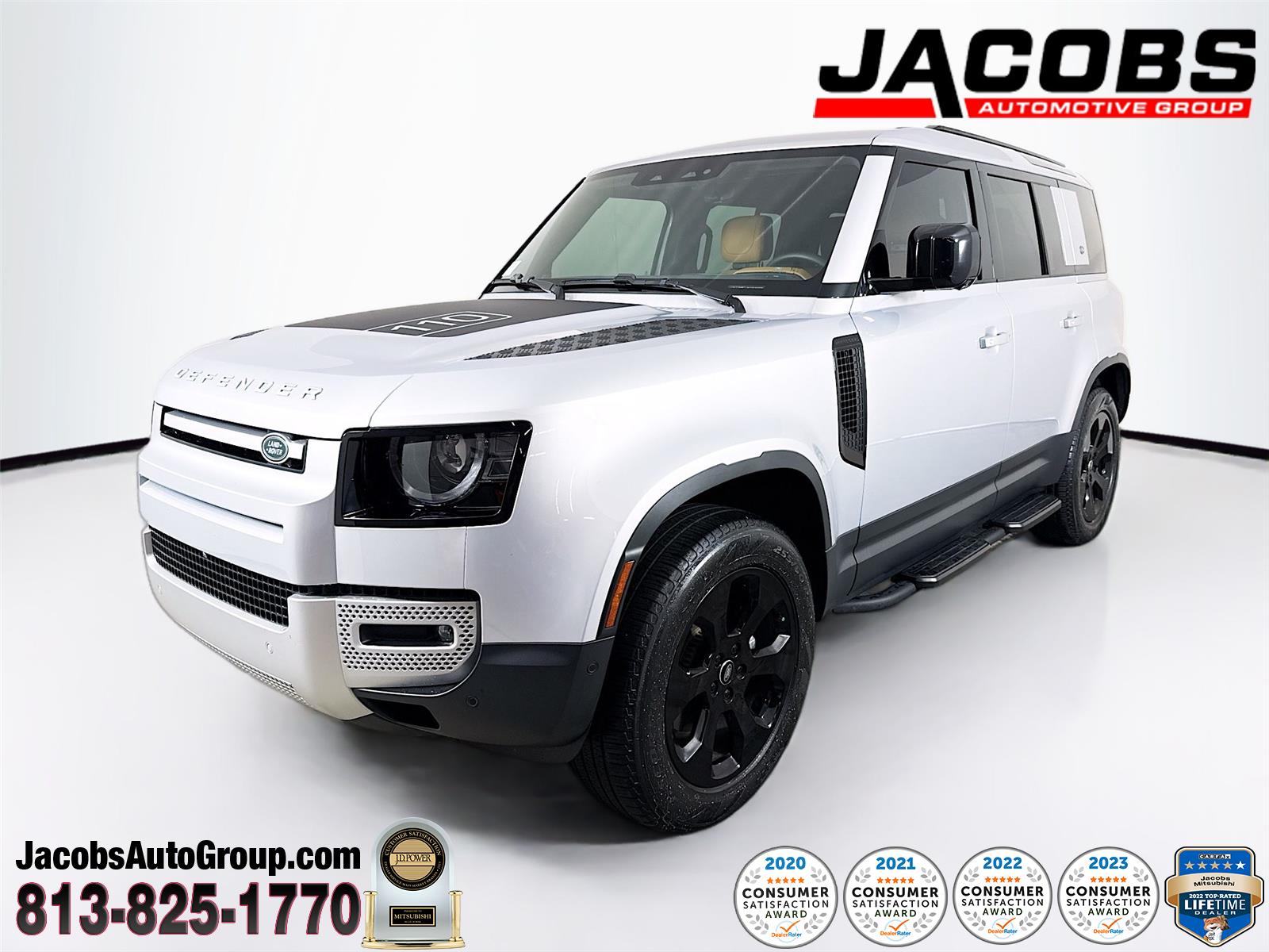 Hakuba Silver Metallic 2024 Land Rover Defender SUV / Crossover All-Wheel Drive Automatic