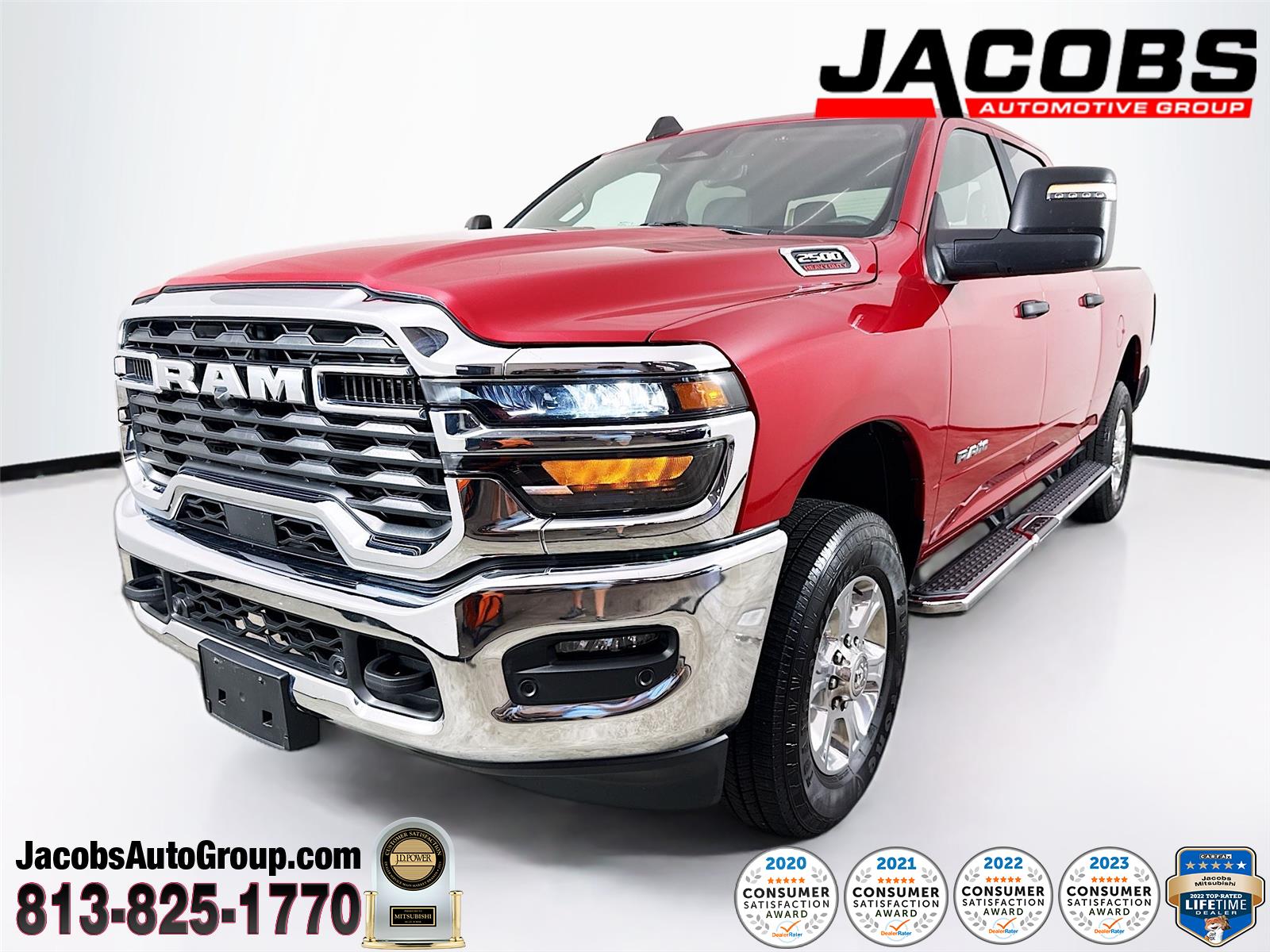 Molten Red Pearlcoat 2026 RAM 2500 Pickup Truck Four-Wheel Drive 8-Speed Automatic